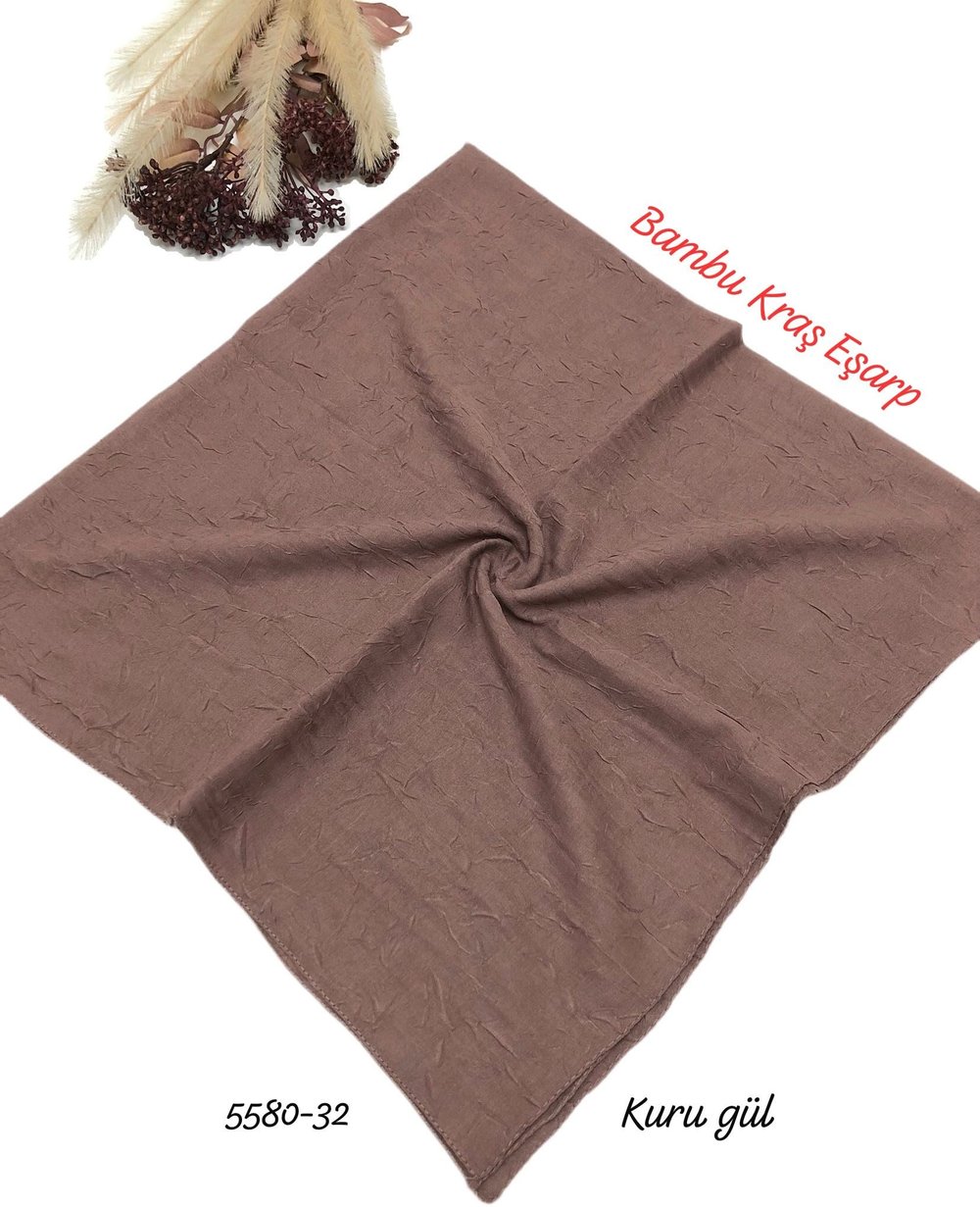 5580 Bambu Kraş Eşarp