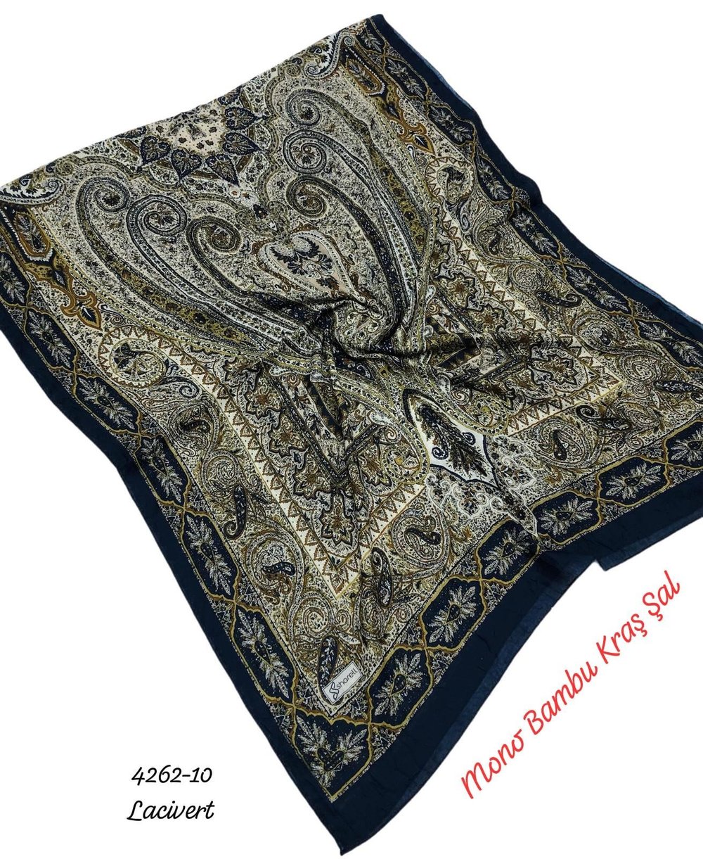 4262 Mono Bambu Kraş Şal
