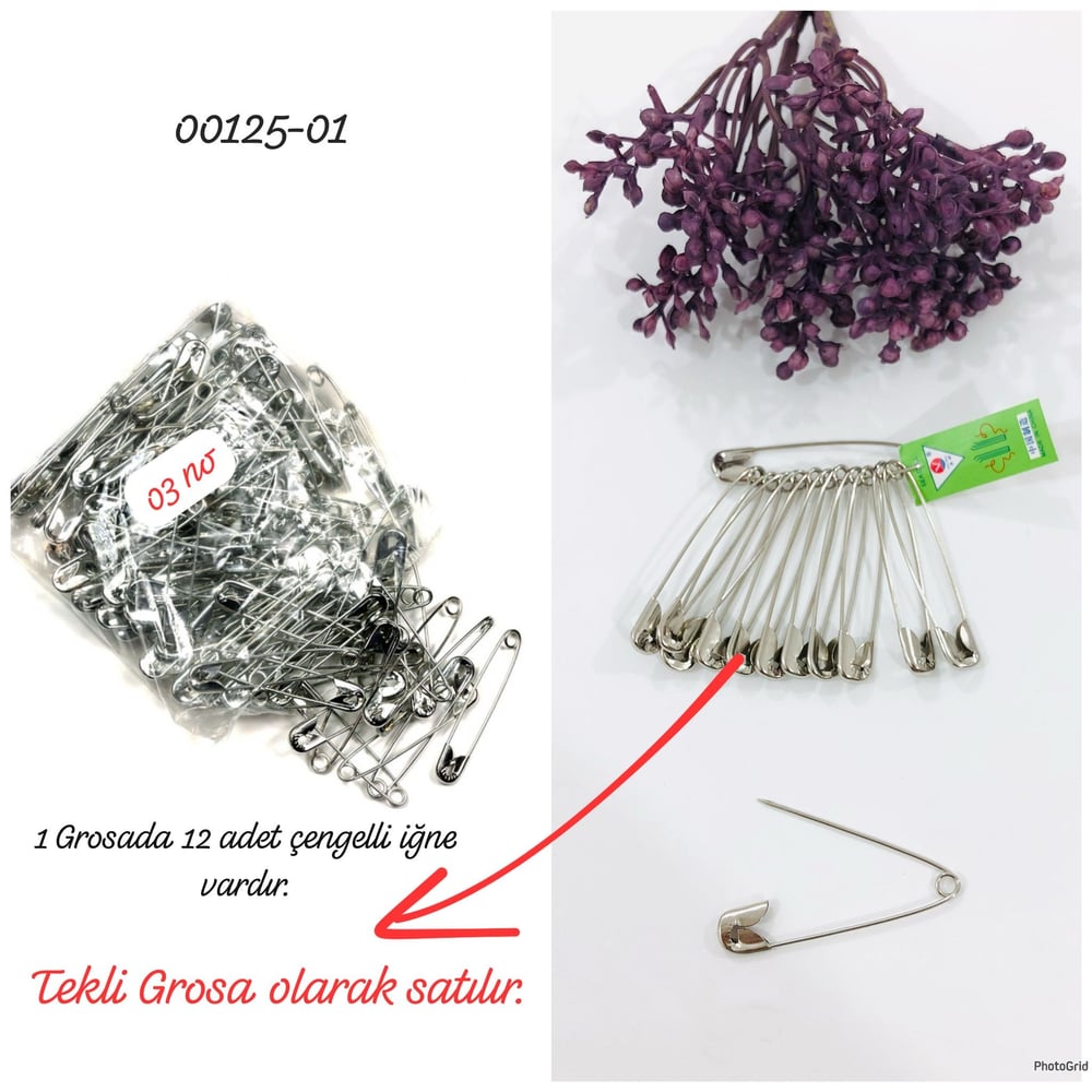 00125 Çengelli İğne No:3