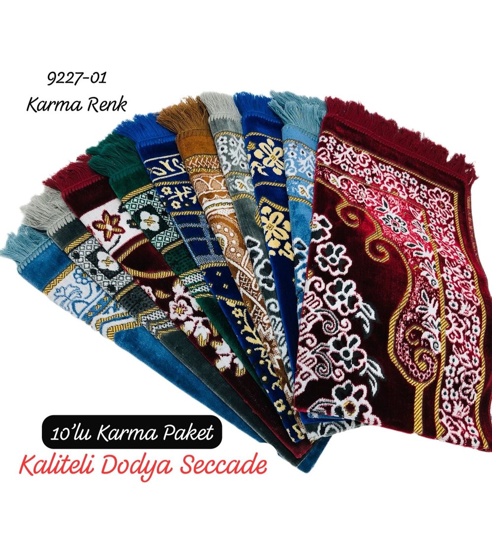 9227 10'lu Kadife Dodya Seccade Paket