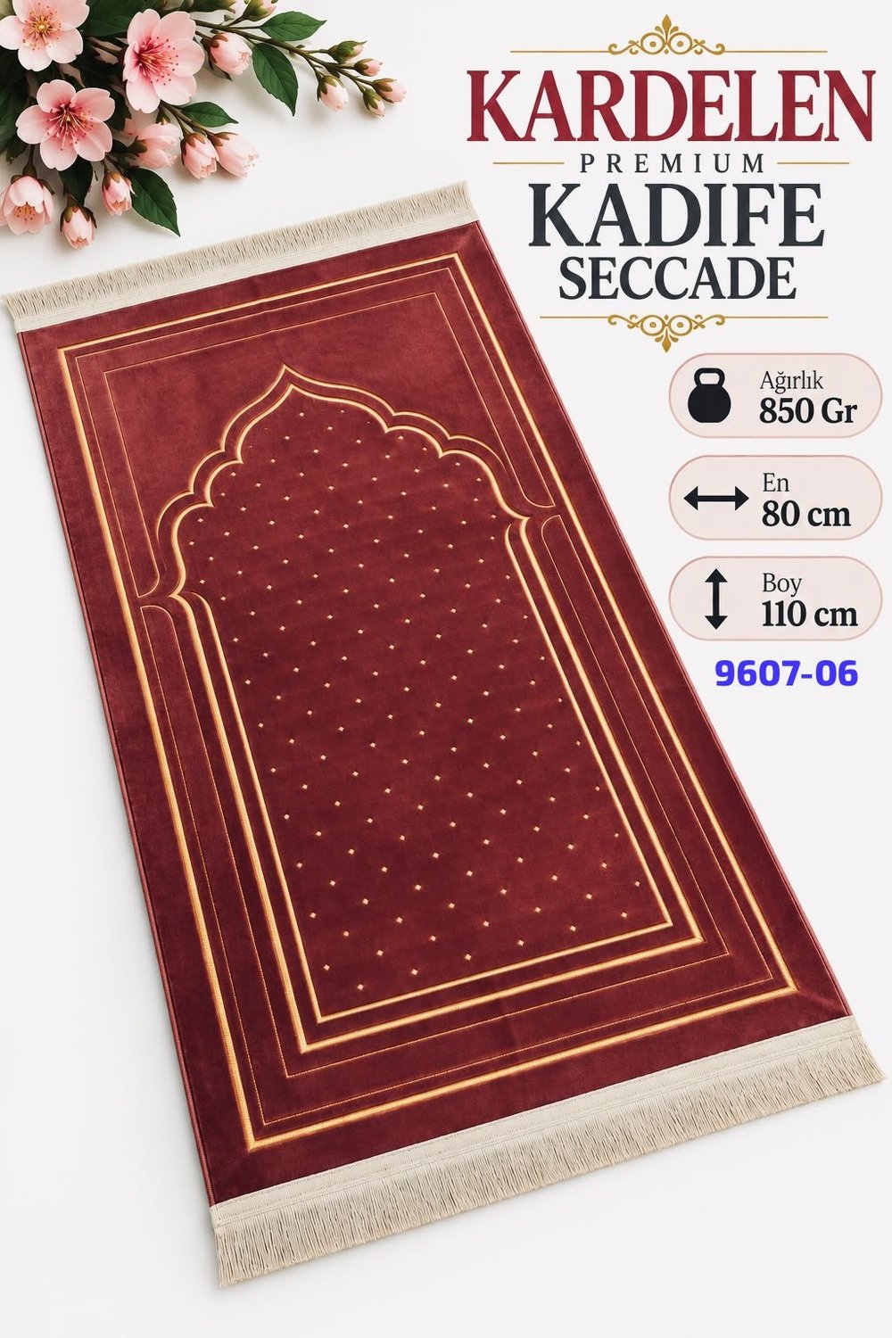 Kardelen Kadife Seccade