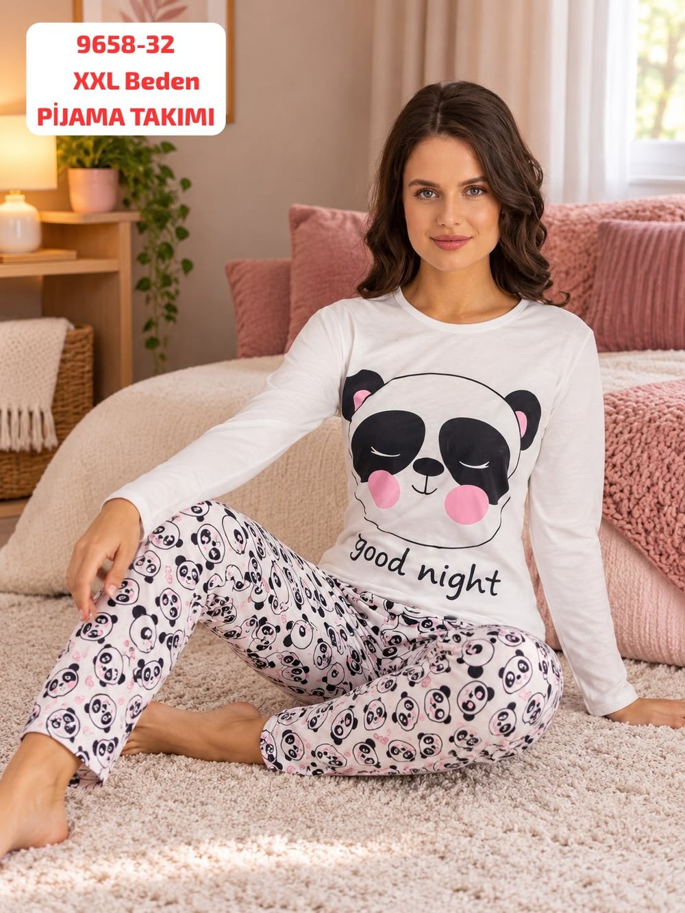 Viskon Pijama Takımı