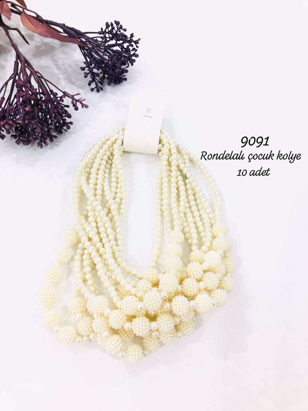9091 Rondelalı Çocuk Kolye