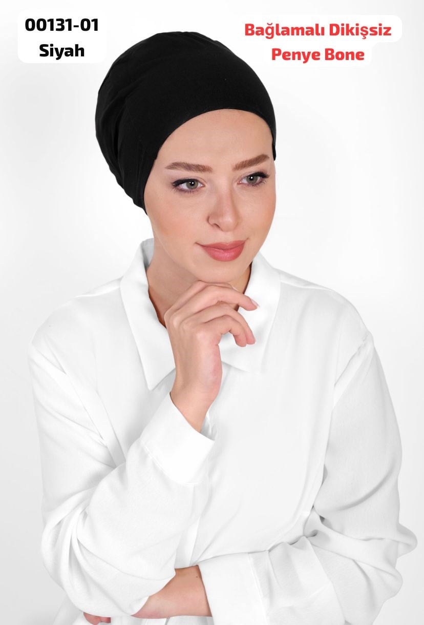 00131 Dikişsiz Penye Bone Bağlamalı