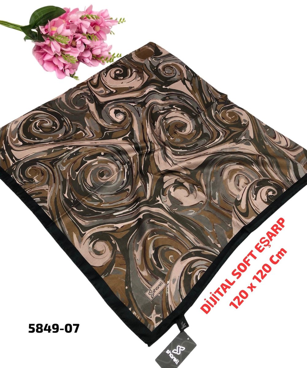 Dijital Soft Eşarp 120cm