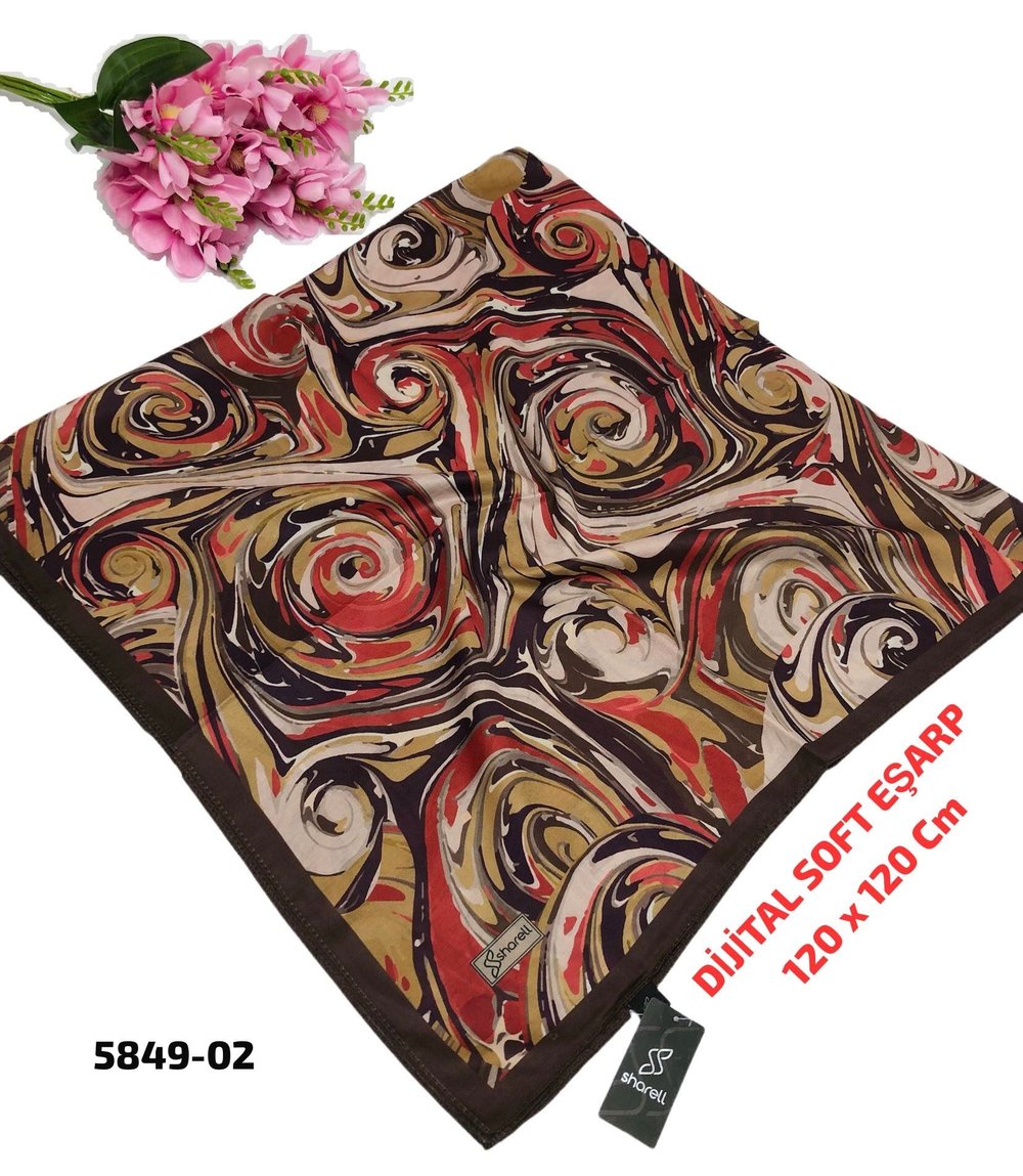 Dijital Soft Eşarp 120cm