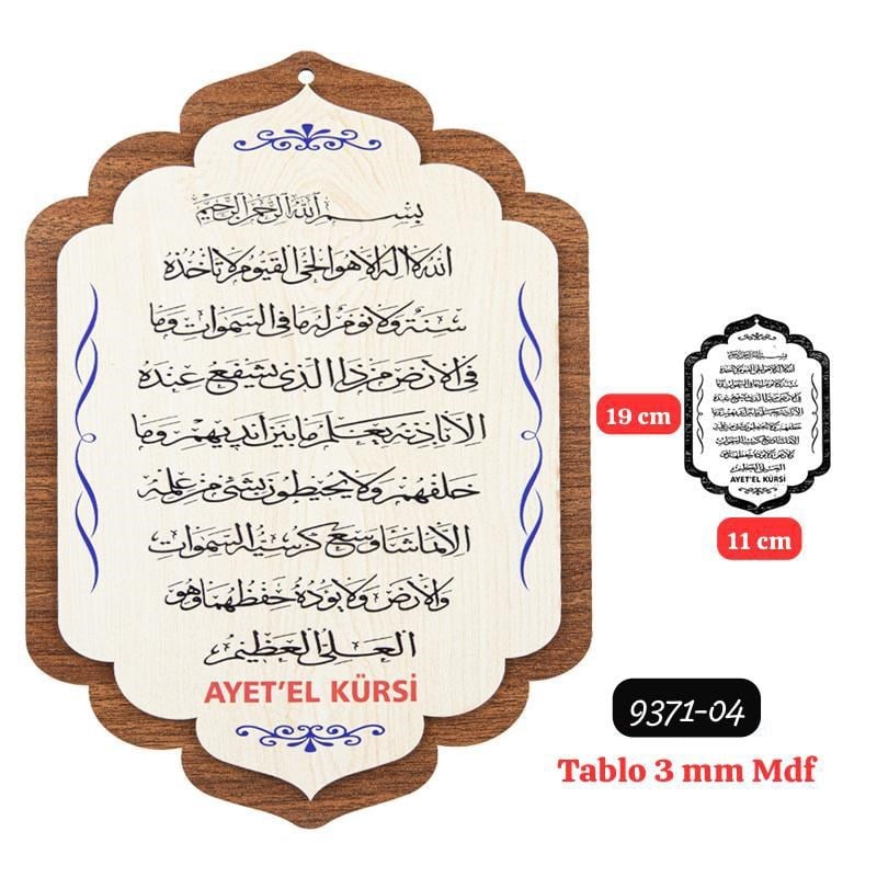 Tablo 3mm Mdf