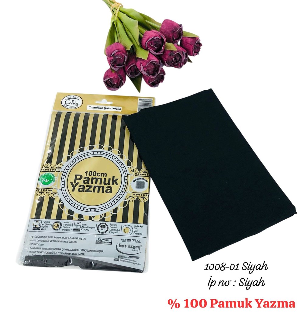 1008 %100 Pamuklu Poşetli Yazma