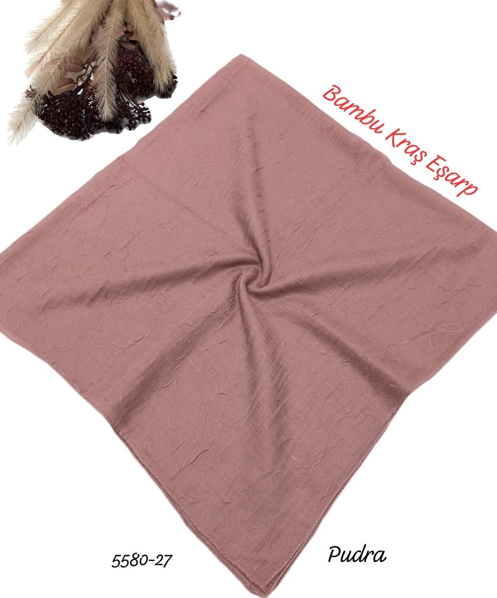 5580 Bambu Kraş Eşarp