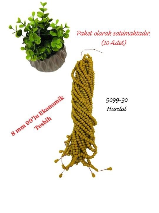 9099 8 mm Ekonımik Tesbih