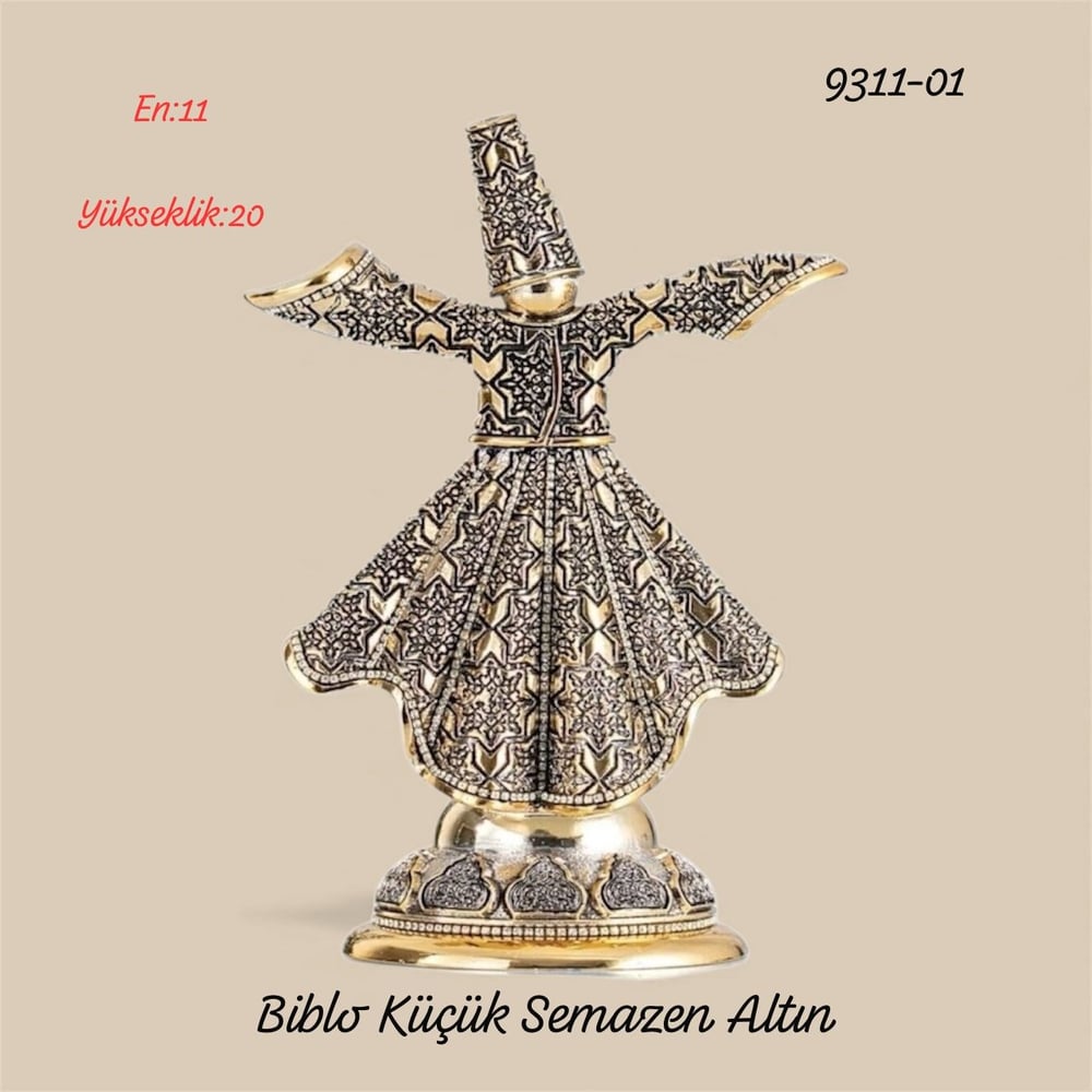 9311 Biblo Küçük Semazen Altın