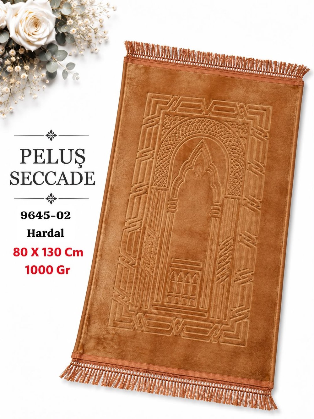Düz Peluş Seccade