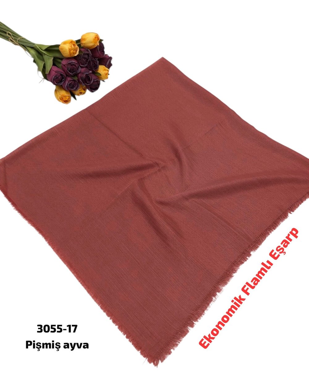 Ekonomik Flamlı Eşarp