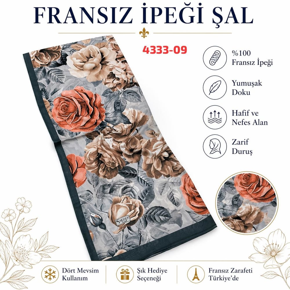 Fransız İpeği Şal
