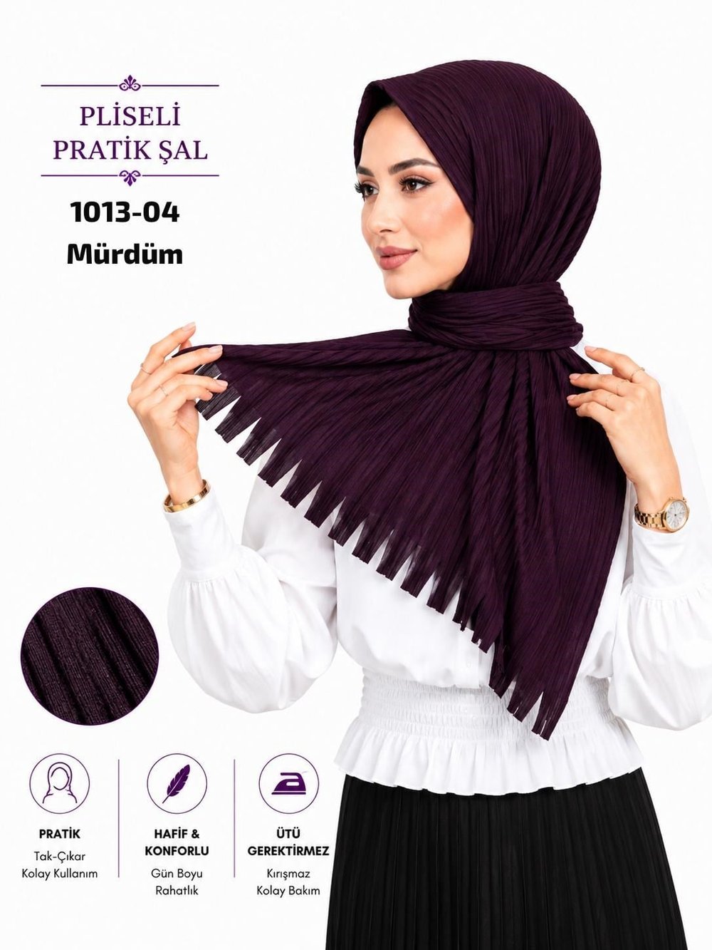 Pliseli Pratik Şal
