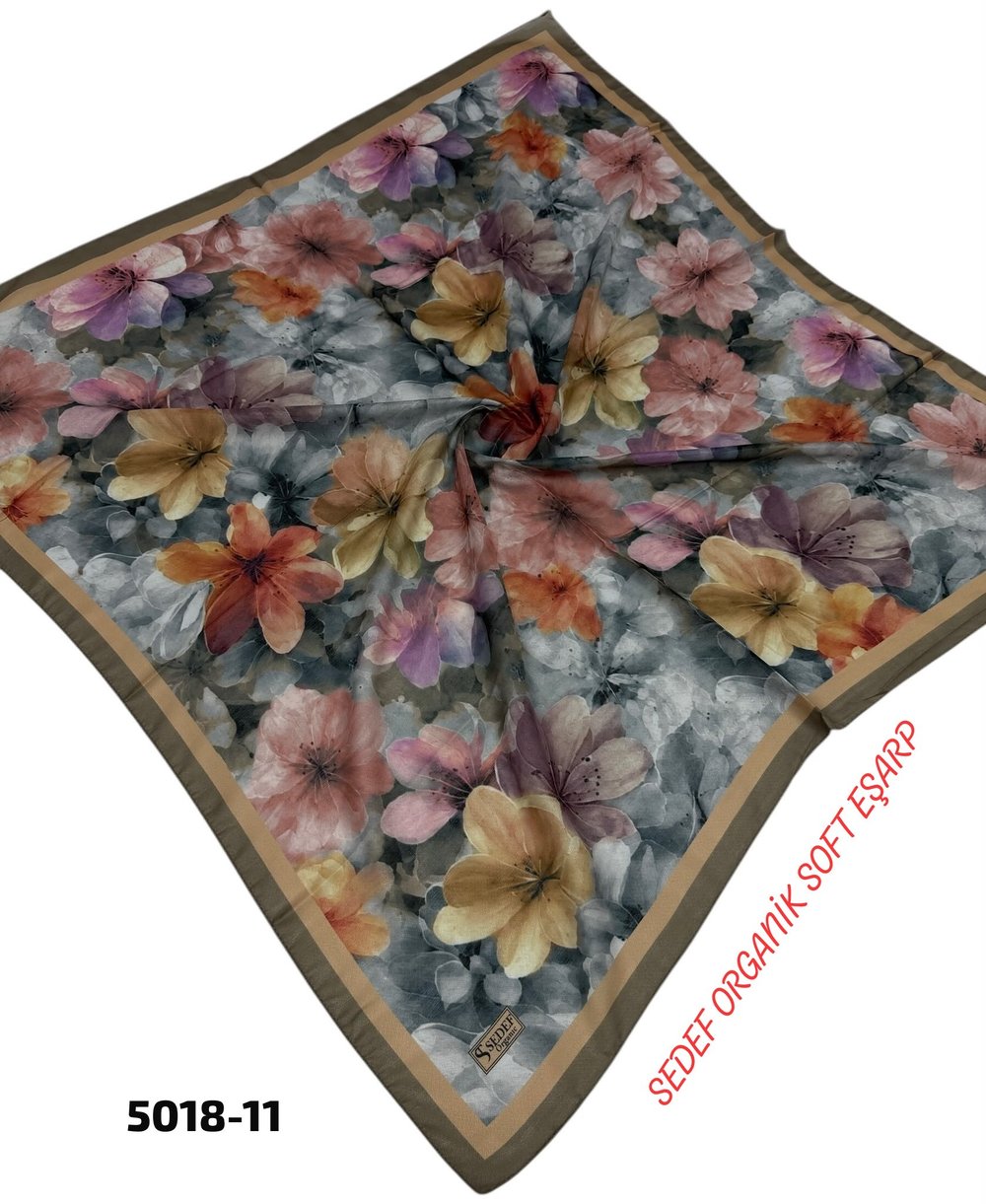 Sedef Organik Soft Eşarp