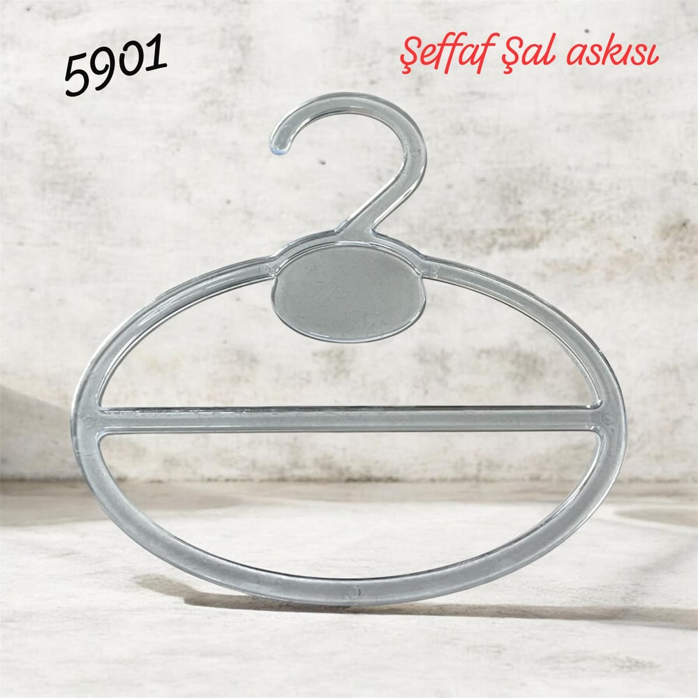Şeffaf Şal Askısı
