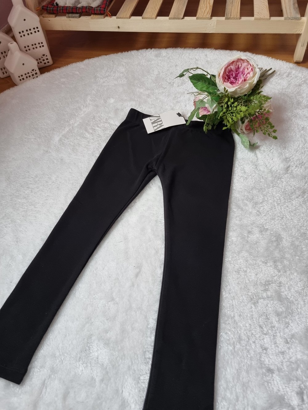 Düz Siyah Tayt