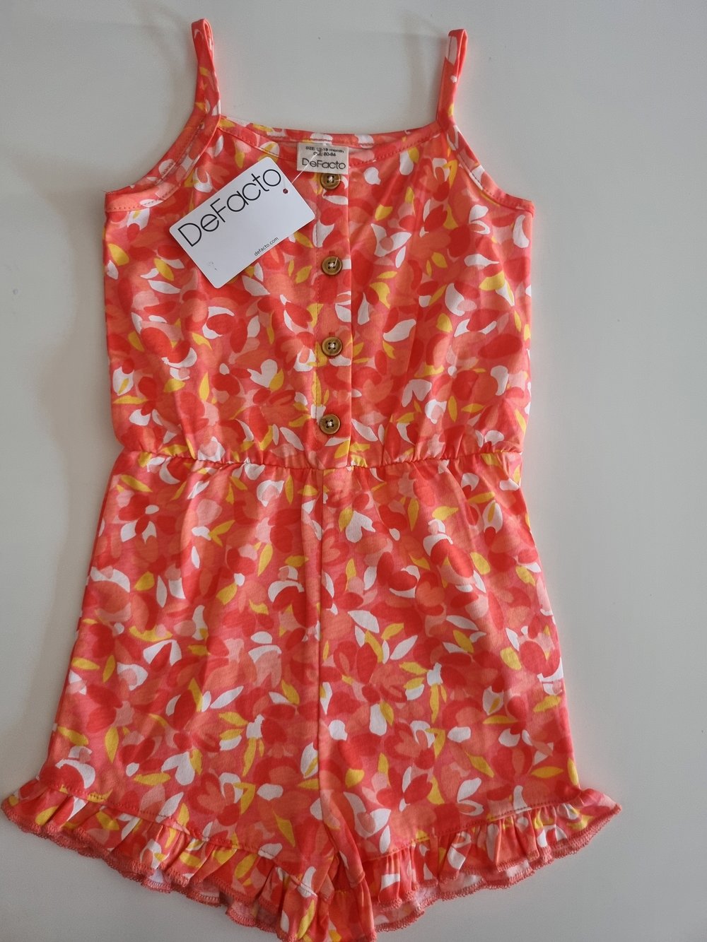 Kız Çocuk Somon Renk Tayt Tişört Takım