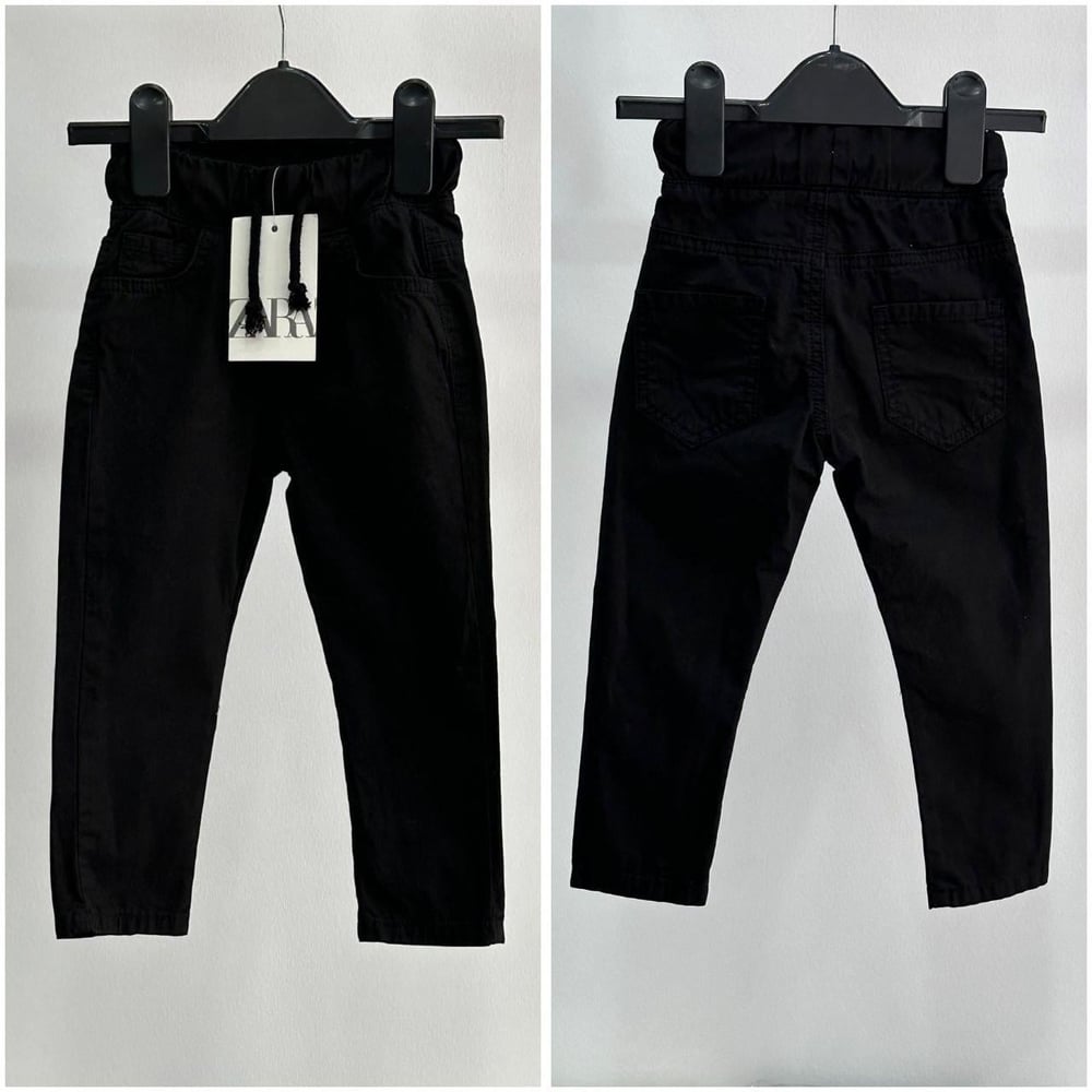 Siyah Gabardin Pantolon