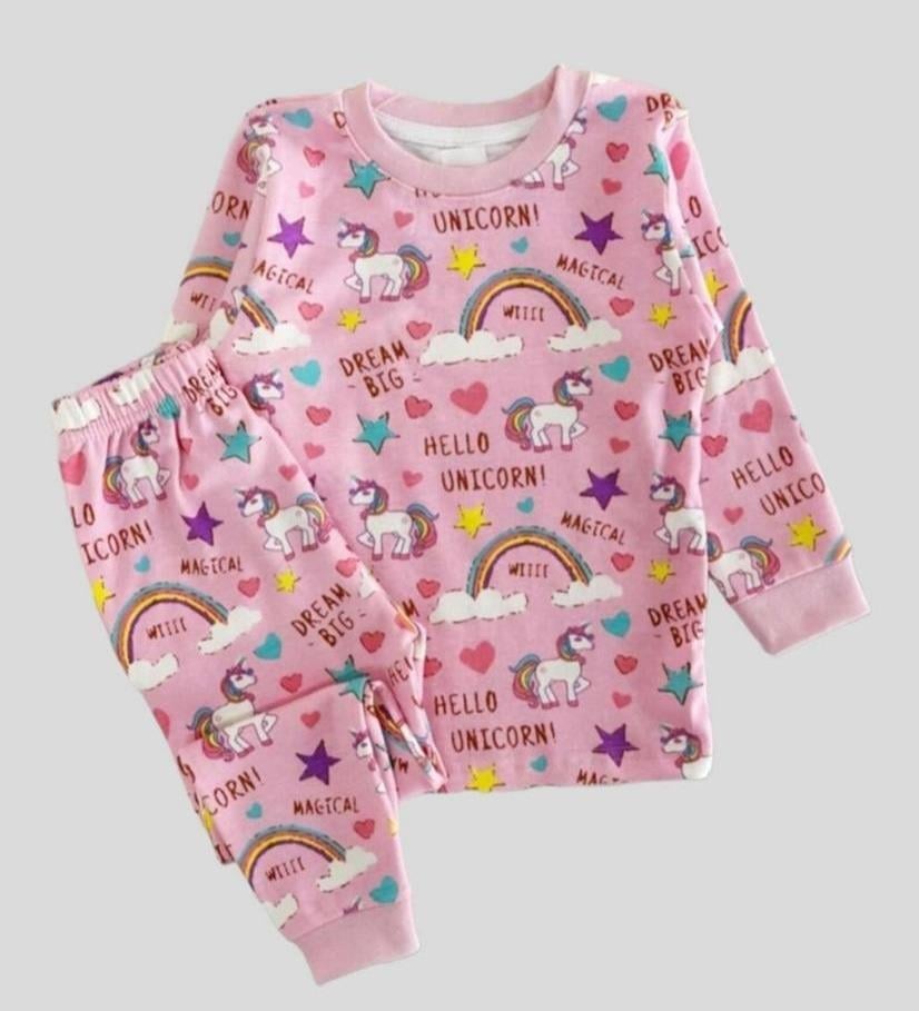 Unicorn Desenli Pijama Takımı 