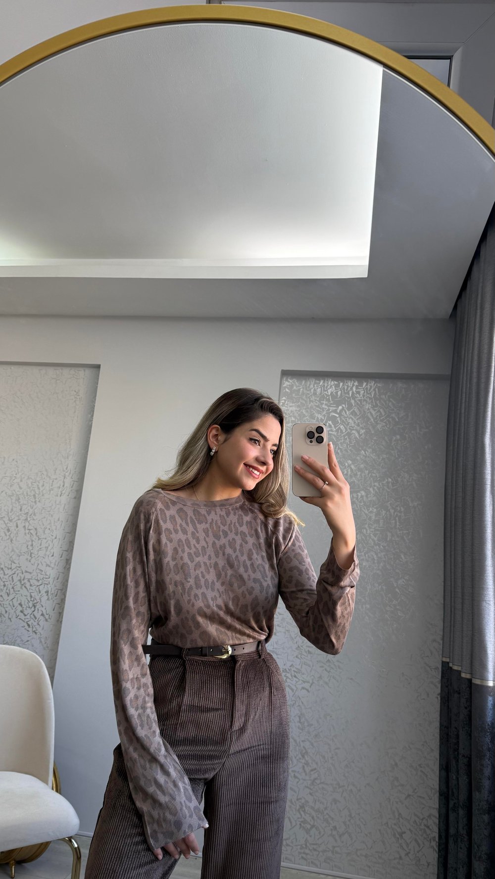 DİLVİN LEOPARLI TRİKO