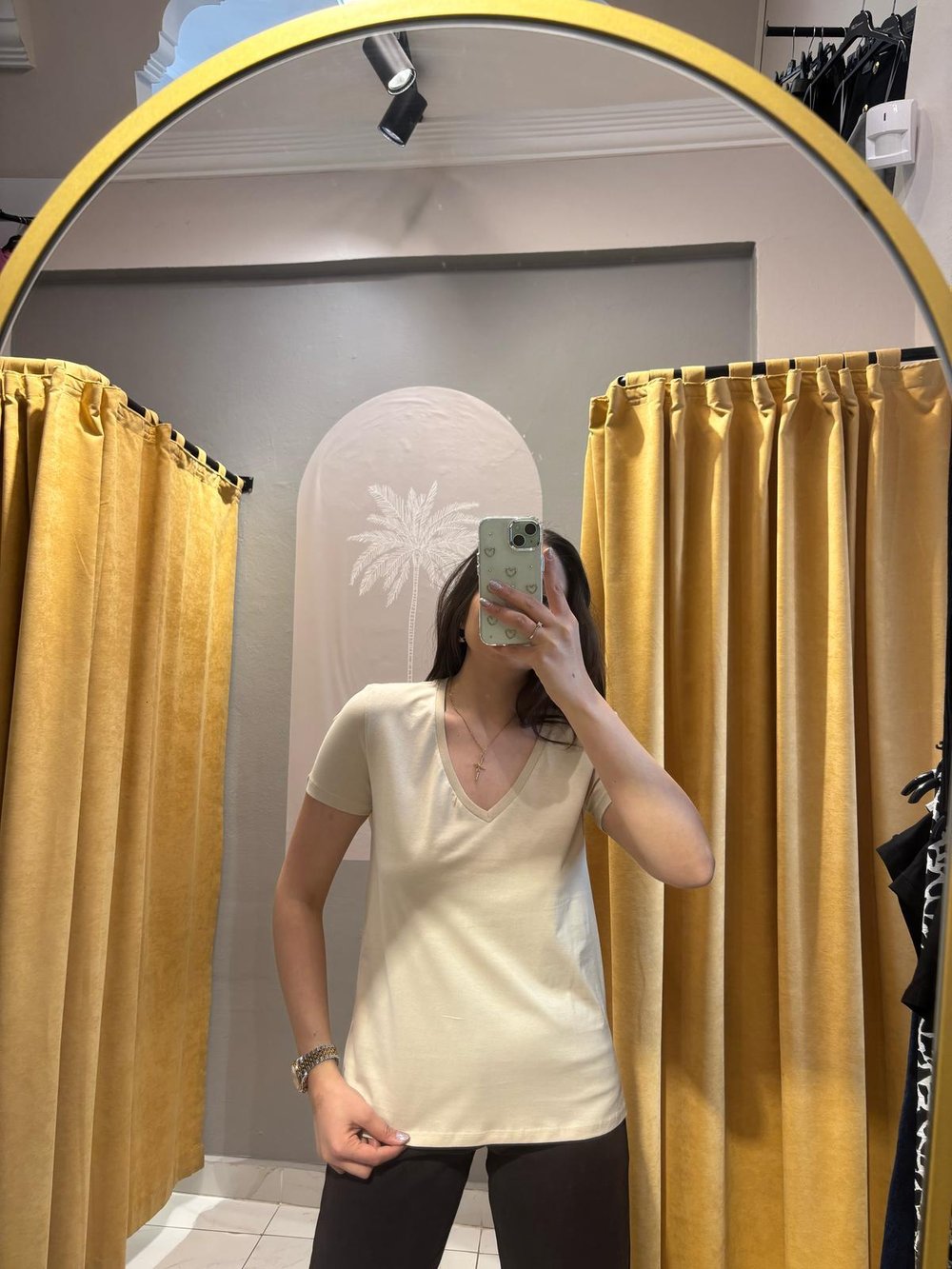 DLVN AÇIK BEJ T-SHİRT