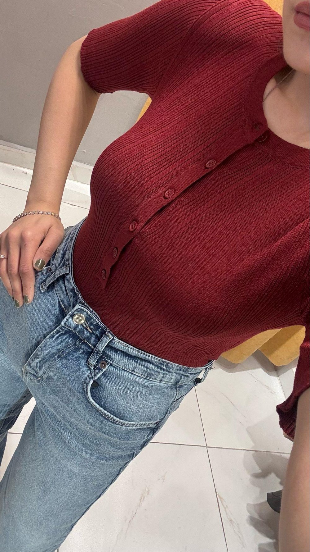 DLVN BORDO FİTİLLİ TRİKO 