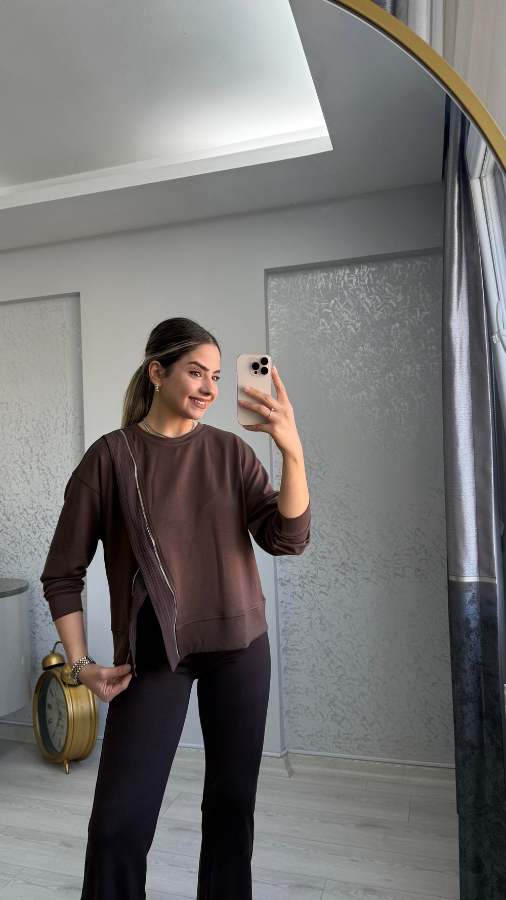 MODAL FERMUARLI SWEAT