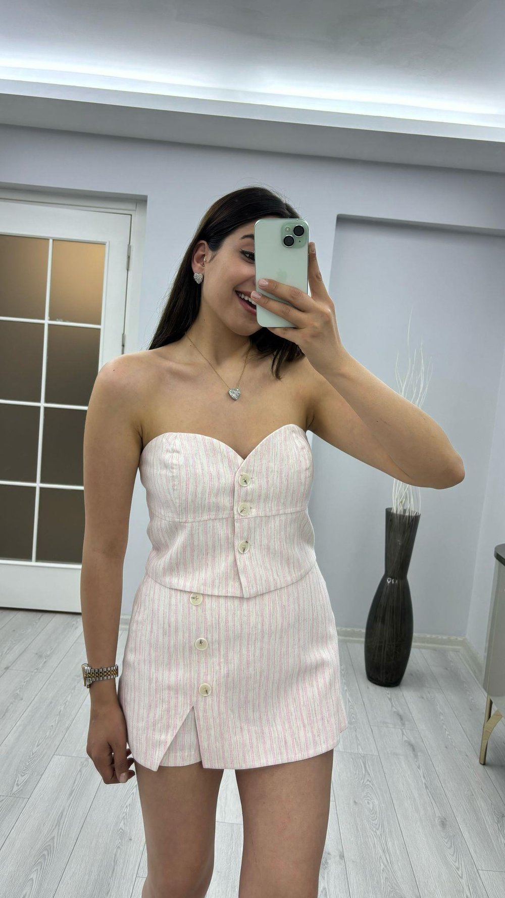 PEMBE STRAPLEZ BÜSTİYER 