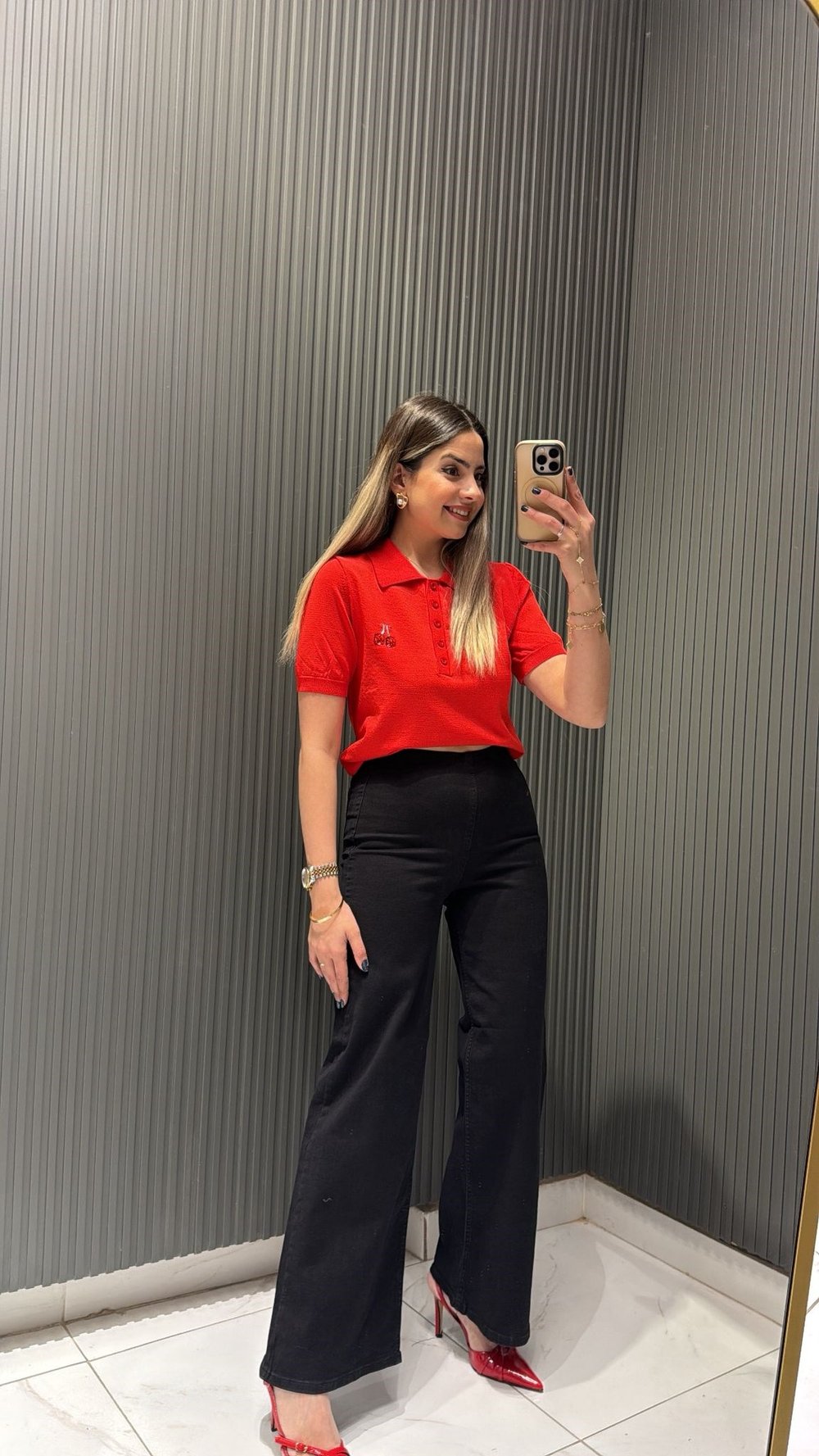 SİYAH LASTİKLİ JEAN 
