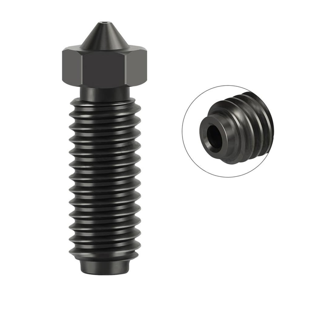 Anycubic Kobra 3 Uyumlu Sertleştirilmiş Çelik Nozzle(0.2mm)