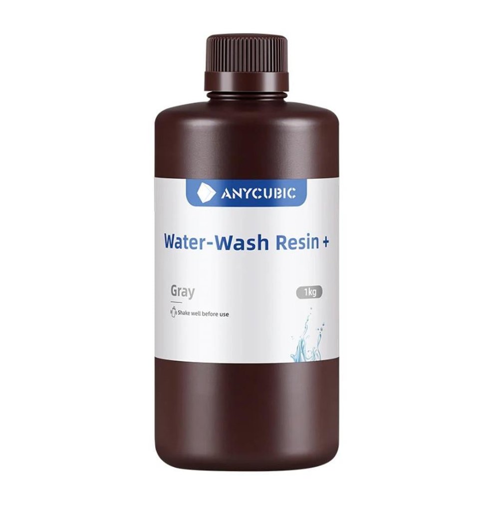 Anycubic Su İle Yıkanabilir Reçine 1 Kg Gri