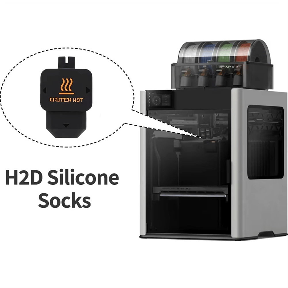 Bambu Lab H2D Silikon Çorap-Siyah