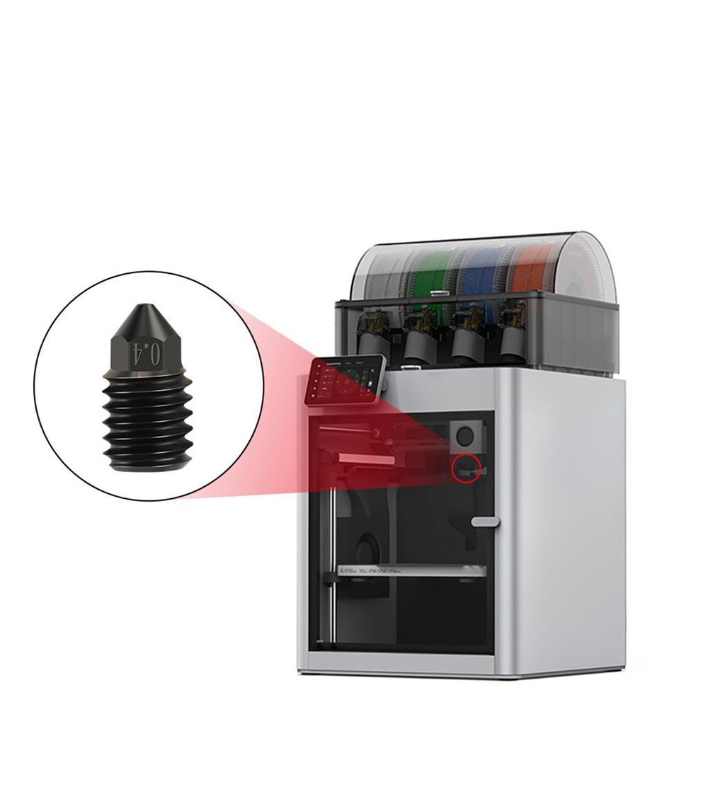 Bambu Lab Sertleştirilmiş CHT Çelik Nozzle 500°C(0.4mm)