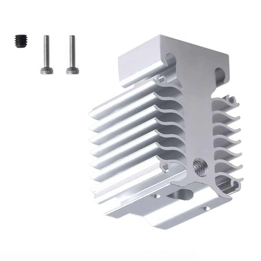 Creality Ender 3 V3 KE-V3 SE Uyumlu Soğutucu Alüminyum Radyatör-Gümüş