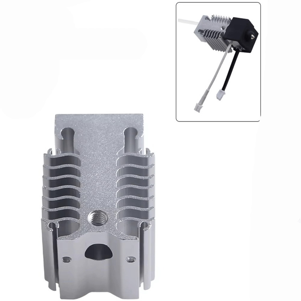 Creality Ender 3 V3 KE-V3 SE Uyumlu Soğutucu Alüminyum Radyatör-Gümüş