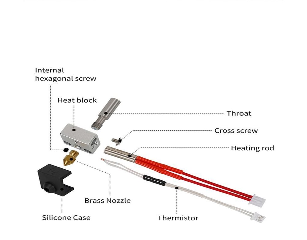 Elegoo Hotend Set(Neptune 3 Pro-Neptune 3 Plus-Neptune 3 Max)