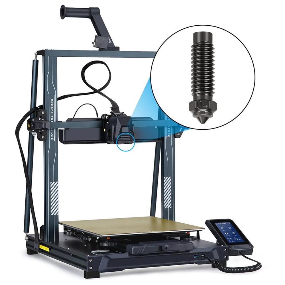 Elegoo Neptune 4 Plus-Max Sertleştirilmiş Çelik Nozzle(0.4mm)