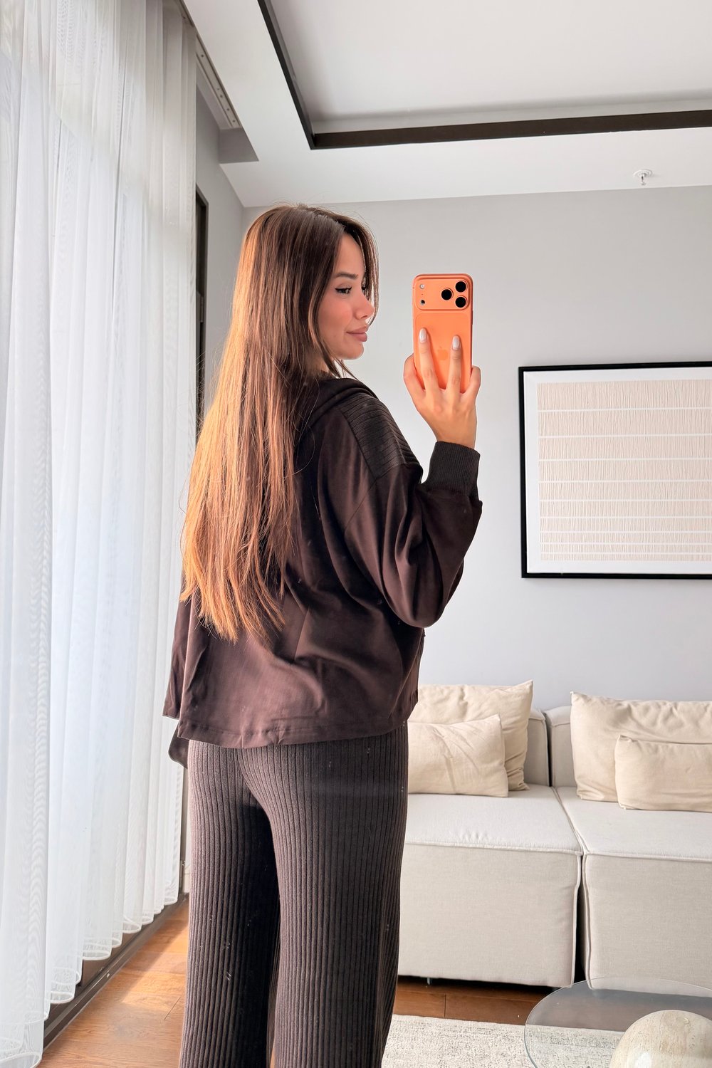 KAPÜŞONLU HIRKA TRİKO PANTOLON TAKIM