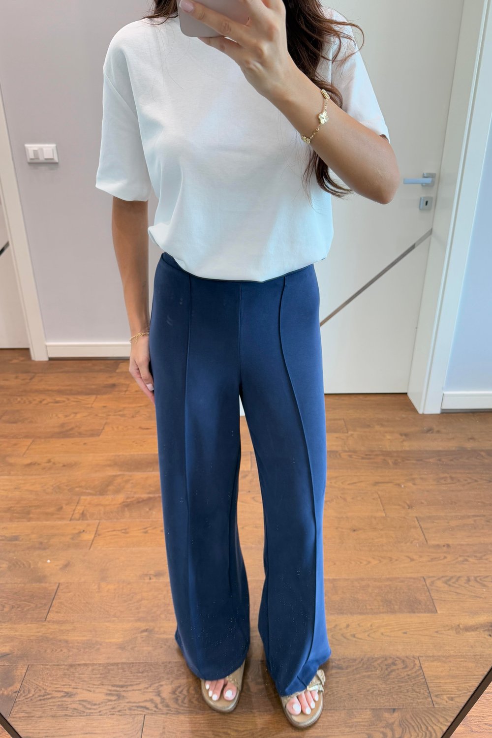 OYSHO PANTOLON-LACİVERT