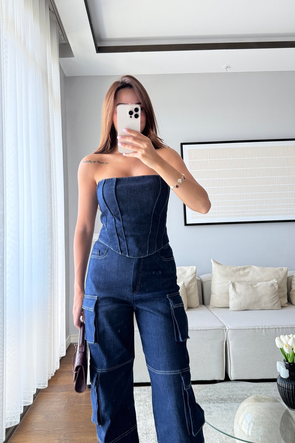 STRAPLEZ JEAN BÜSTİYER JEAN