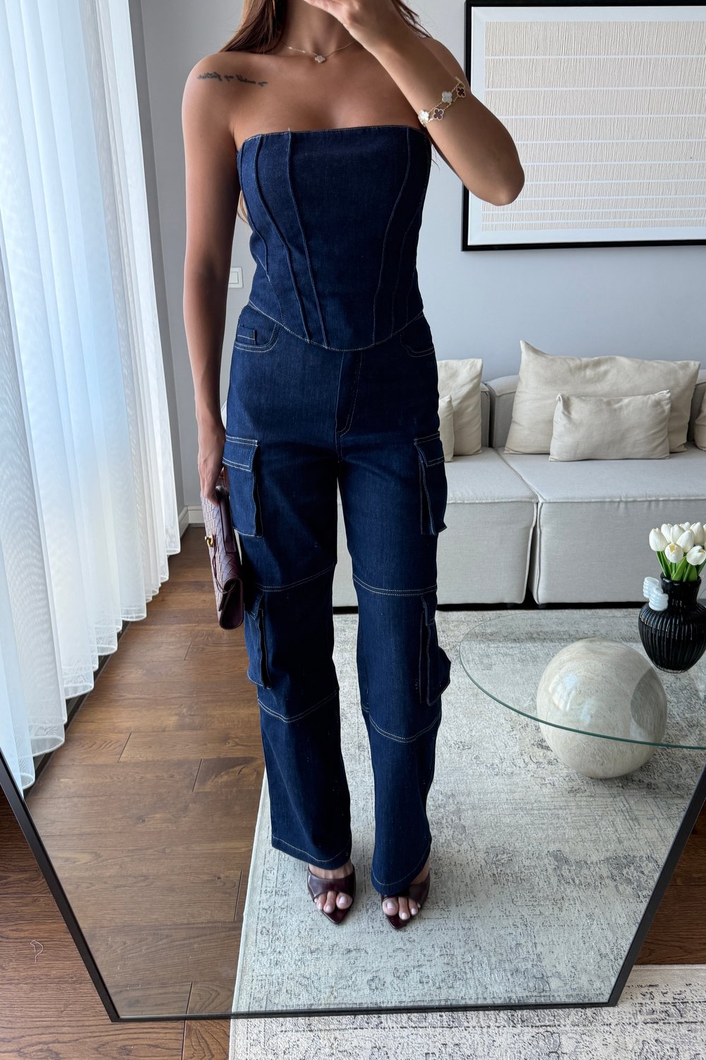 STRAPLEZ JEAN BÜSTİYER JEAN