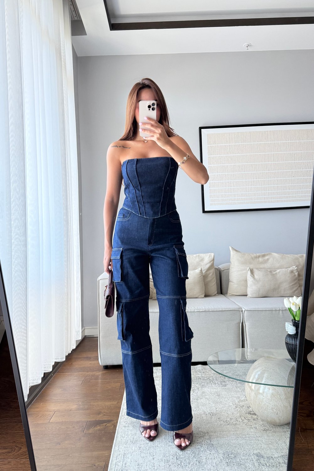 STRAPLEZ JEAN BÜSTİYER JEAN