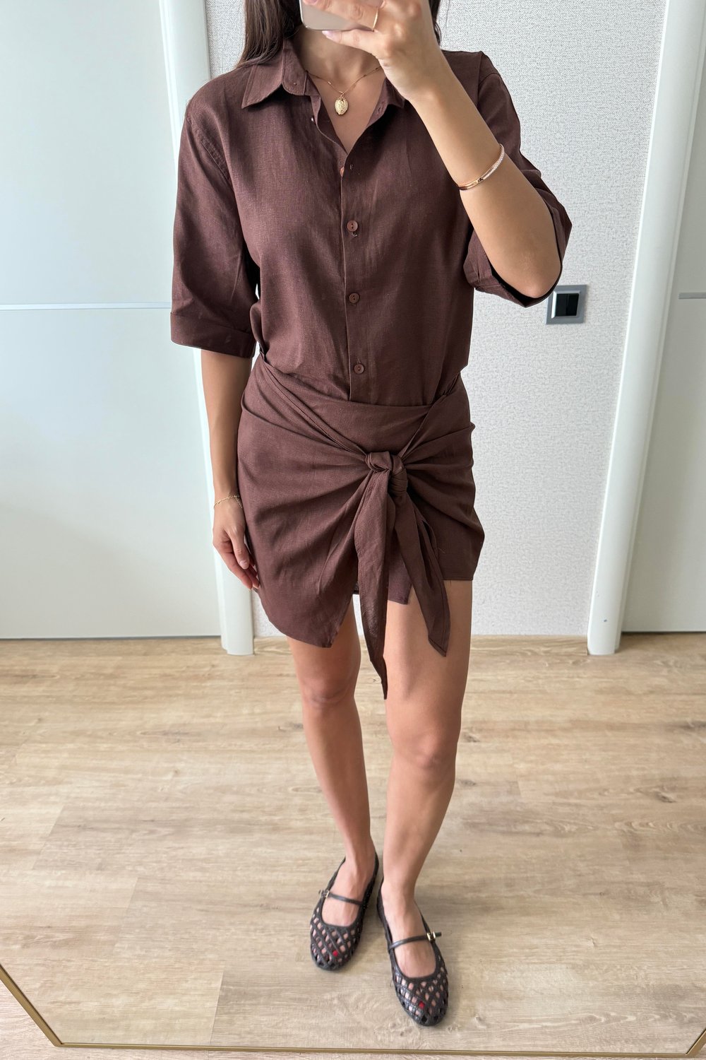 ZARA ETEKLİ TAKIM KAHVE