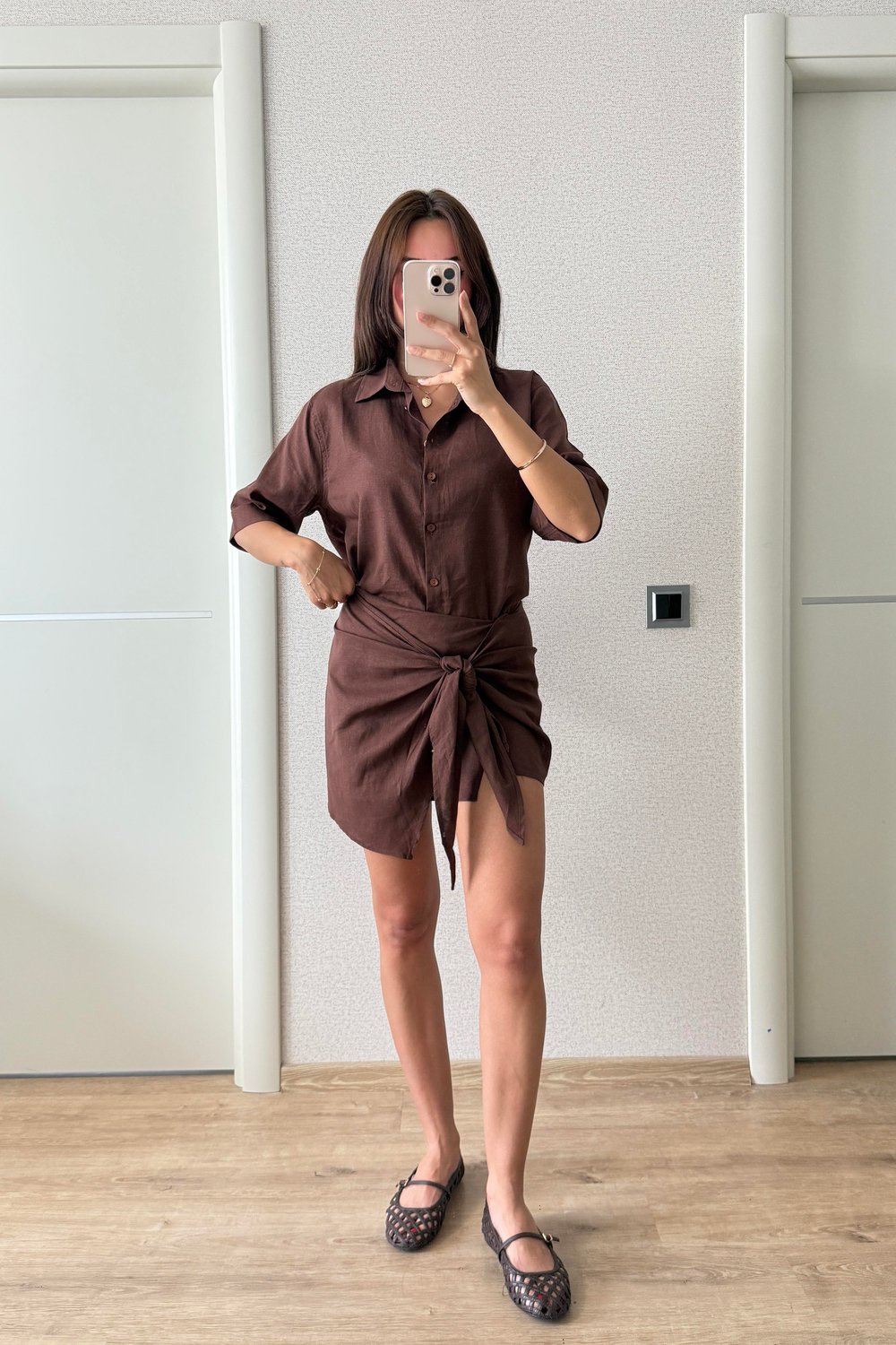 ZARA ETEKLİ TAKIM KAHVE