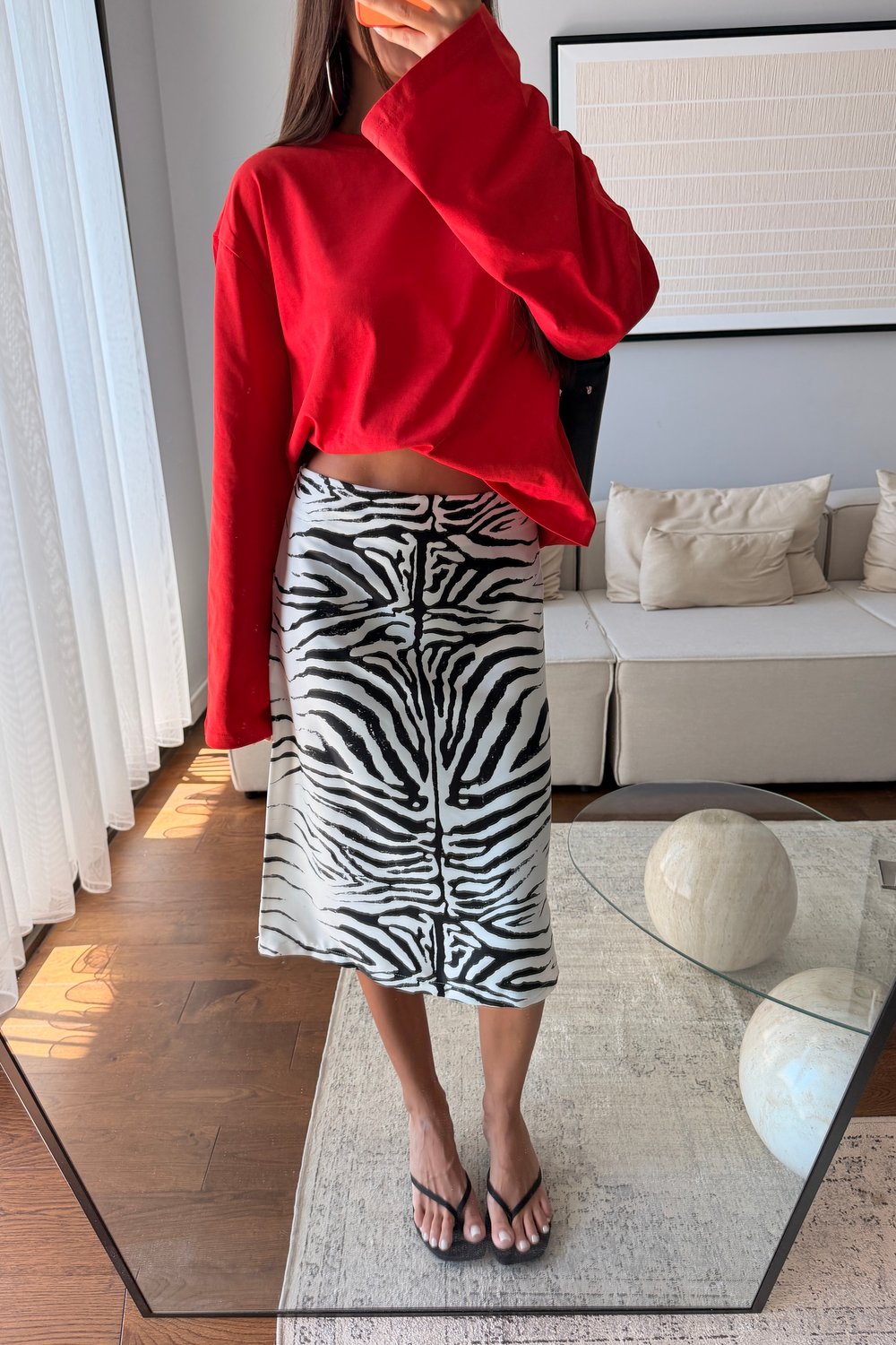 ZEBRA MİDİ ETEK