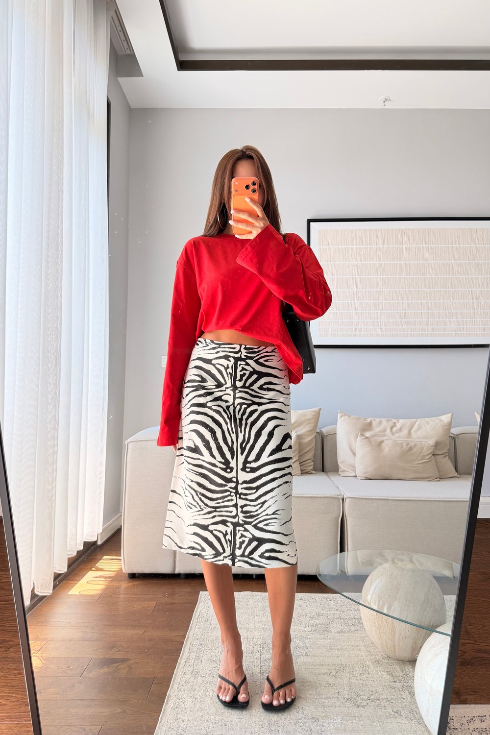 ZEBRA MİDİ ETEK