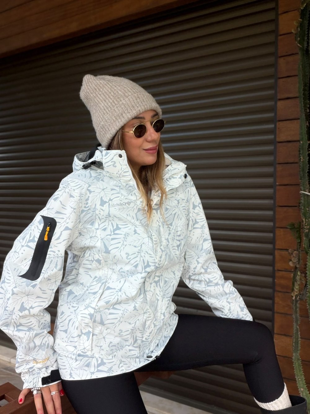 Çiçek Desenli Reflektör Logolu Polarlı 3in1 Mont