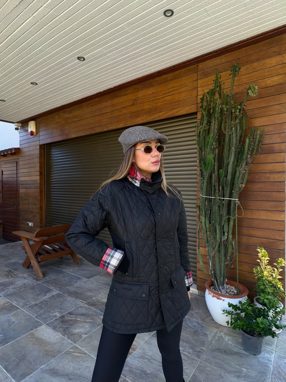 Modern Beadnell Kapitone Ceket